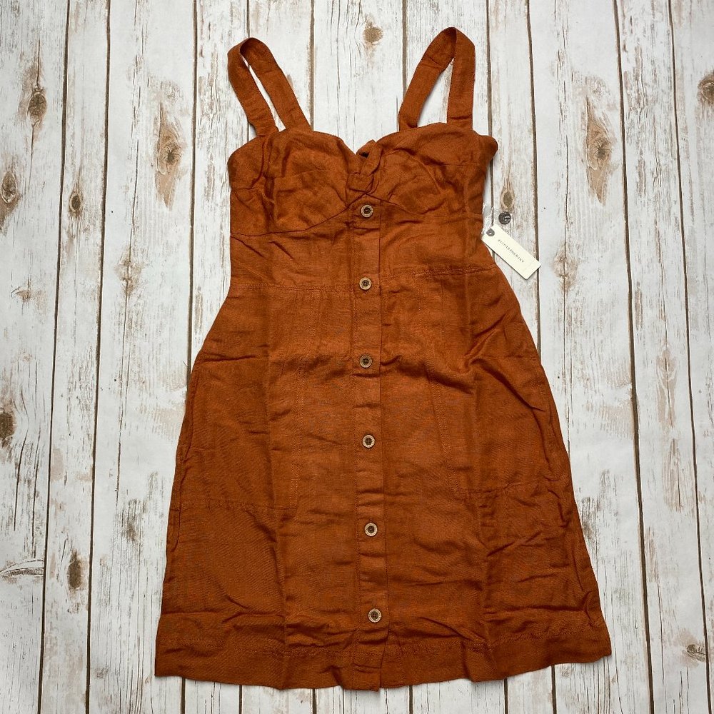 Anthropologie Maeve Twist-Front Mini Dress Small